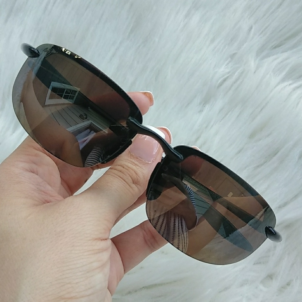 Black MJ Sport Maui Jim Sunglasses